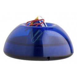 Gemkapocstartó, mágneses, ICO "Lux", áttetsző kék