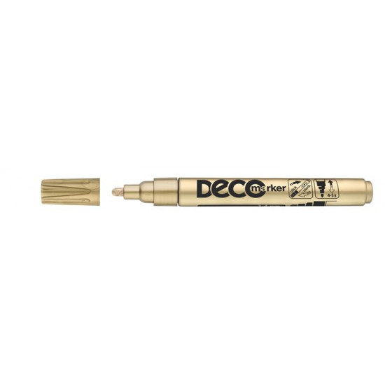 Lakkmarker, 2-4 mm, ICO "Decomarker" arany