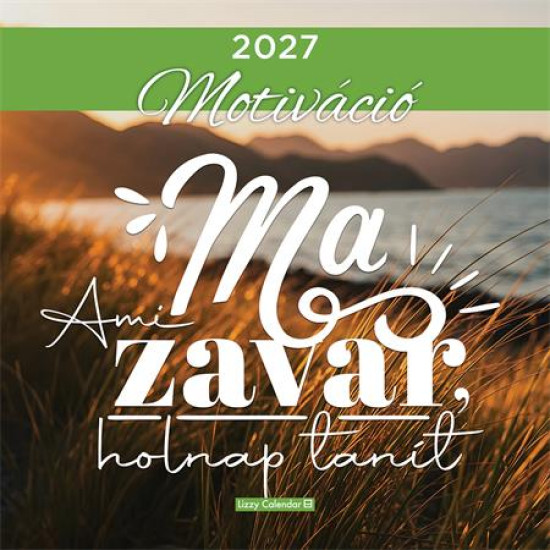 Falinaptár, 29x29 cm, LIZZYCALENDAR "Motiváció"