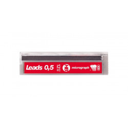 Grafitbél, HB, 0,5 mm, ICO "Micrograph"