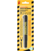 Alkoholos marker, ipari, 1-3 mm, kúpos, mágnessel, ICO "Magnetic industrial permanent 11 XXL", fekete