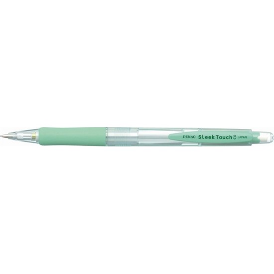 Nyomósirón, 0,5 mm, zöld tolltest, PENAC "SleekTouch"