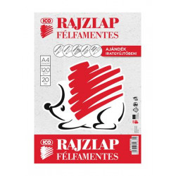Rajzlap, félfamentes, A4, 120 g/m2, ICO "Süni" Rajzlap, félfamentes, A4, 120 g/m2, ICO "Süni"