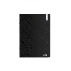 Füzet, tűzött, A4, négyzethálós, 40 lap, ICO "Student Premium", vegyes színek