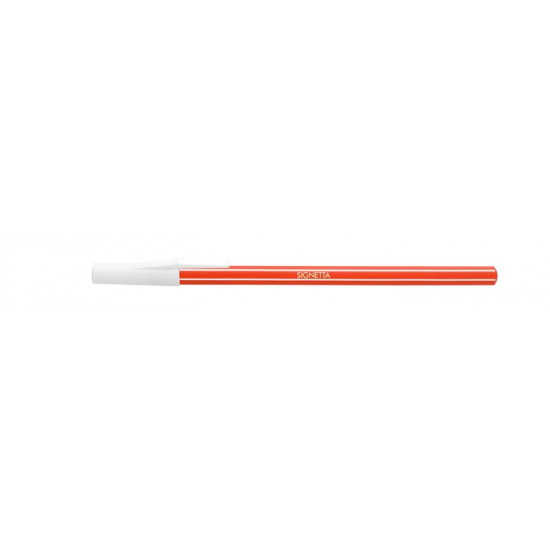 Golyóstoll, 0,7 mm, kupakos, ICO "Signetta", piros