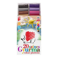 Gyurma, 400 g, ICO "Süni", 20 különböző szín Gyurma, 400 g, ICO "Süni", 20 különböző szín