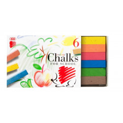 Táblakréta, ICO "Süni", 6 különböző szín Táblakréta, ICO "Süni", 6 különböző szín