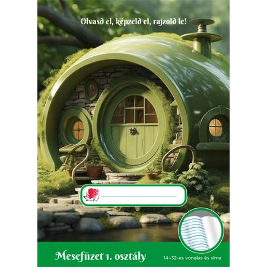 Olvasónapló, tűzött, A5, 32 lap, 1. osztály, ICO "Süni Mesefüzet", hobbit