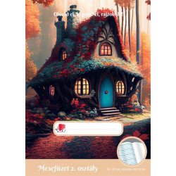 Olvasónapló, tűzött, A5, 32 lap, 2. osztály, ICO "Süni Mesefüzet", kunyhó