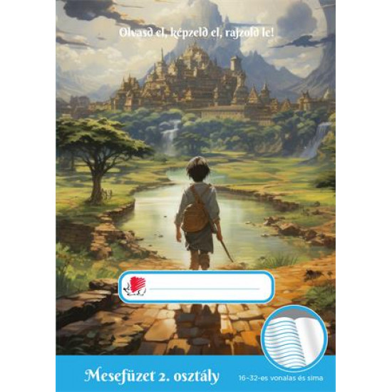 Olvasónapló, tűzött, A5, 32 lap, 2. osztály, ICO "Süni Mesefüzet", vándor