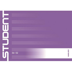 Füzet, tűzött, A5, fekvő, hangjegy, 32 lap, ICO "Student", "36-32"