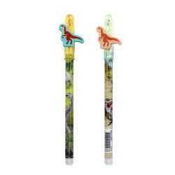 Tolóbetétes ceruza radírral display, HB, ICO "Bensia", dinoszaurusz Tolóbetétes ceruza radírral display, HB, ICO "Bensia", dinoszaurusz