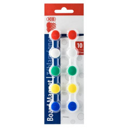 Mágneskorong, 15 mm, 10 db, ICO "JY-15", 5 szín Mágneskorong, 15 mm, 10 db, ICO "JY-15", 5 szín