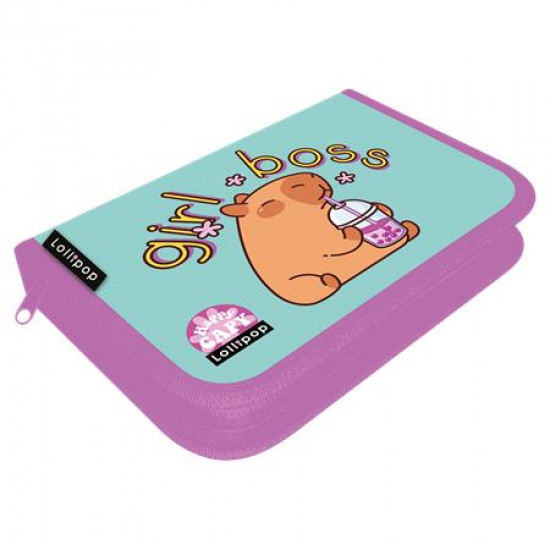 Tolltartó, klapnis, cipzáras, ICO, "Lizzysuli", Lollipop Capybara