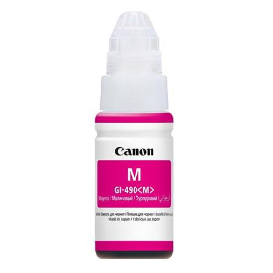 GI490 Tinta Pixma MFP G2411, G3411, G4411 nyomtatókhoz, CANON, magenta, 70 ml GI490 Tinta Pixma MFP G2411, G3411, G4411 nyomtatókhoz, CANON, magenta, 70 ml