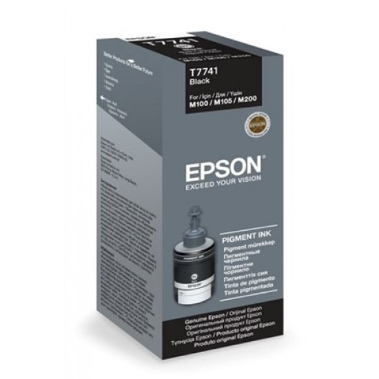 T77414A Tinta Workforce M100, M105 nyomtatókhoz, EPSON, fekete, 140ml