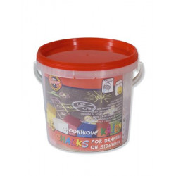 Járdakréta, vödörben, KOH-I-NOOR, vegyes szín Járdakréta, vödörben, KOH-I-NOOR, vegyes szín