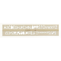 Betűsablon, 20 mm, KOH-I-NOOR Betűsablon, 20 mm, KOH-I-NOOR