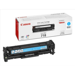 CRG-718C Lézertoner i-SENSYS LBP 7200CDN, MF 8330, 8350CDN nyomtatókhoz, CANON, cián, 2,9k