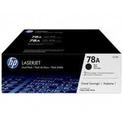 CE278AD Lézertoner LaserJet P1566, P1606 nyomtatókhoz, HP 78A, fekete, 2*2,1k CE278AD Lézertoner LaserJet P1566, P1606 nyomtatókhoz, HP 78A, fekete, 2*2,1k