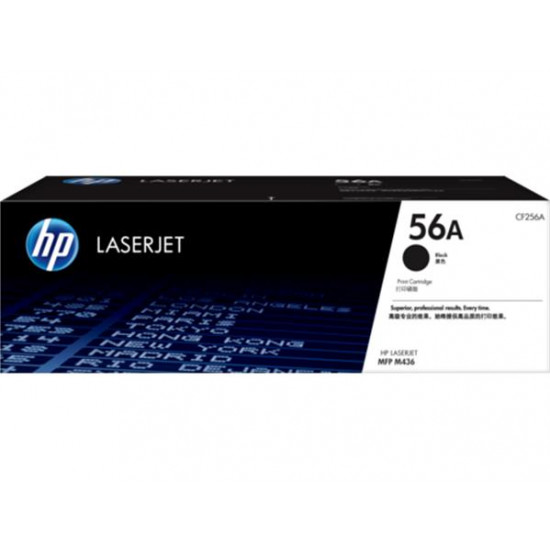 CF256A Lézertoner Laserjet M433, M436 nyomtatókhoz, HP 56A, fekete, 7,4k