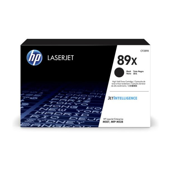 CF289X Lézertoner Enterprise M507, MFP M528 nyomtatókhoz, HP 89X, fekete, 10k CF289X Lézertoner Enterprise M507, MFP M528 nyomtatókhoz, HP 89X, fekete, 10k