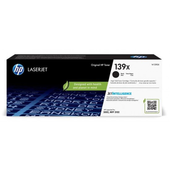 W1390X Lézertoner HP Laser Jet Pro MFP 3102 nyomtatókhoz, HP 139X, fekete, 4000 oldal