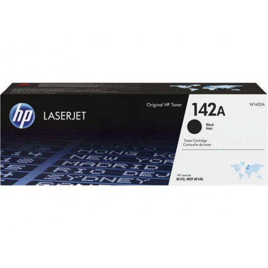 W1420A Lézertoner LaserJet M110, M111, M139, M140, M142  nyomtatókhoz, HP 142A, fekete, 0,95k