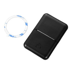 Multifunkcionális kártyatartó, 4 db-os, telefontartó, TROIKA "MagSafe", fekete