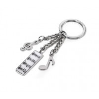 Kulcstartó, 3 charm dísszel, TROIKA "5. Sinfonie"