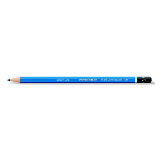 Grafitceruza, 2H, hatszögletű, STAEDTLER "Mars Lumograph"