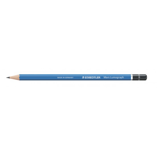 Grafitceruza, B, hatszögletű, STAEDTLER "Mars Lumograph"
