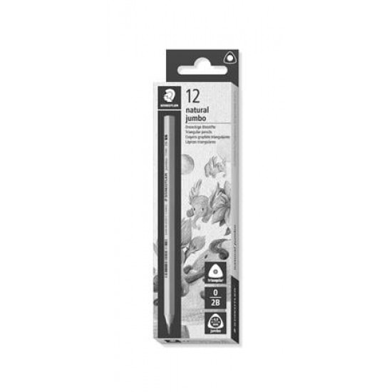 Grafitceruza, 2B, háromszögletű, vastag, STAEDTLER "Noris® natural jumbo 119N" Grafitceruza, 2B, háromszögletű, vastag, STAEDTLER "Noris® natural jumbo 119N"