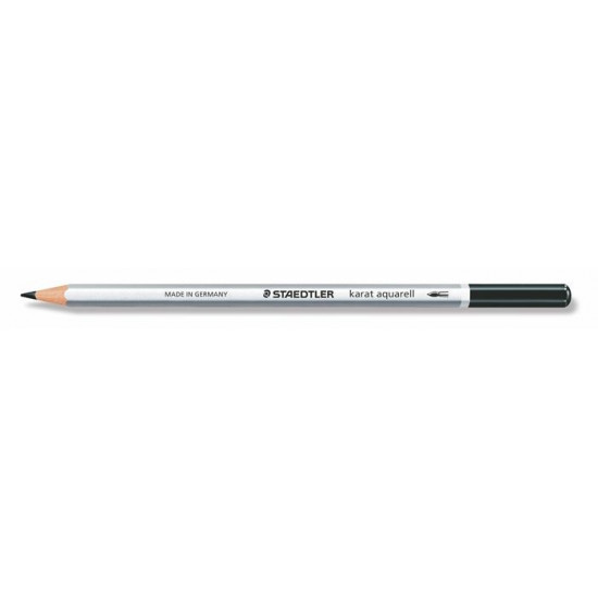 Akvarell ceruza, STAEDTLER "Karat", fekete