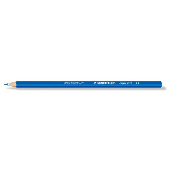 Színes ceruza, háromszögletű, STAEDTLER "Ergo Soft", kék