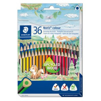Színes ceruza készlet, háromszögletű, STAEDTLER "Noris Colour", 36 különböző szín Színes ceruza készlet, háromszögletű, STAEDTLER "Noris Colour", 36 különböző szín