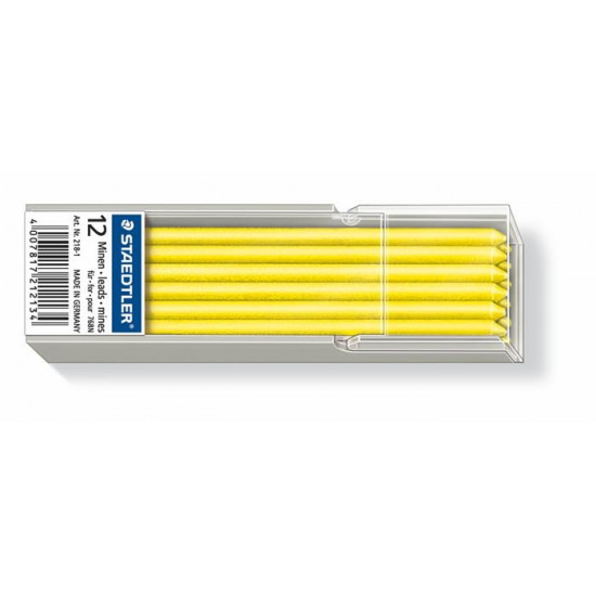 Jelölőkréta hegy, mindenre író, lemosható (omnichrom), STAEDTLER "Lumocolor", sárga