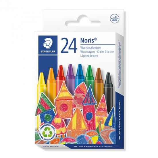 Zsírkréta, STAEDTLER "Noris Club", 24 különböző szín