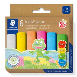 Aszfaltkréta, jumbo, STAEDTLER "Noris® Junior 2365", 6 szín Aszfaltkréta, jumbo, STAEDTLER "Noris® Junior 2365", 6 szín