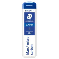 Grafitbél, B, 0,7 mm, STAEDTLER "Mars Micro" Grafitbél, B, 0,7 mm, STAEDTLER "Mars Micro"