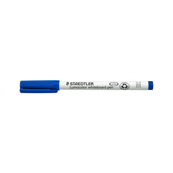 Táblamarker, 1 mm, M, kúpos, STAEDTLER "Lumocolor 301", kék