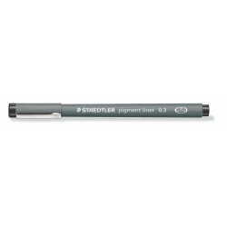 Tusfilc, 0,3 mm, STAEDTLER "Pigment Liner", fekete Tusfilc, 0,3 mm, STAEDTLER "Pigment Liner", fekete