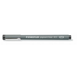 Tusfilc, 0,5 mm, STAEDTLER "Pigment Liner", fekete Tusfilc, 0,5 mm, STAEDTLER "Pigment Liner", fekete