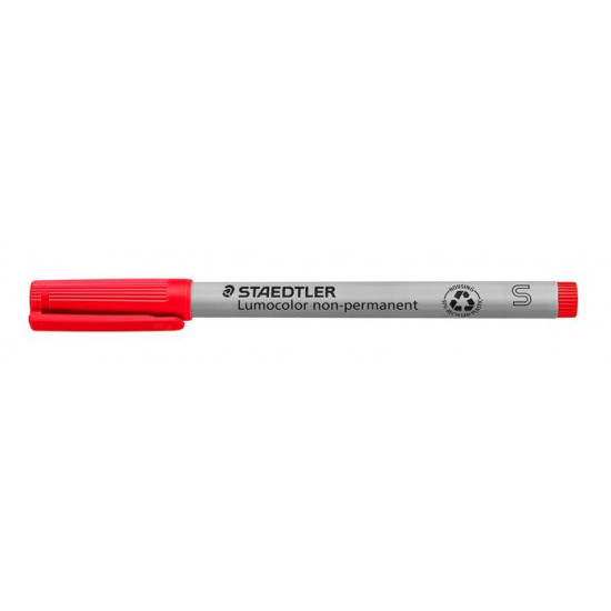 Alkoholmentes marker, OHP, 0,4 mm, STAEDTLER "Lumocolor 311 S", piros