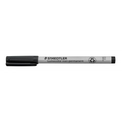 Alkoholmentes marker, OHP, 0,6 mm, STAEDTLER "Lumocolor 316 F", fekete