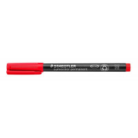 Alkoholos marker, OHP, 1 mm, STAEDTLER "Lumocolor 317 M", piros Alkoholos marker, OHP, 1 mm, STAEDTLER "Lumocolor 317 M", piros
