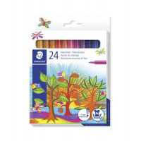 Rostirón készlet, 1 mm, STAEDTLER, 24 különböző szín Rostirón készlet, 1 mm, STAEDTLER, 24 különböző szín