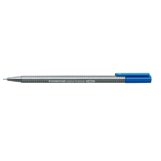 Tűfilc, 0,3 mm, STAEDTLER "Triplus", ciánkék