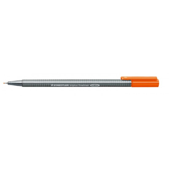 Tűfilc, 0,3 mm, STAEDTLER "Triplus", narancssárga