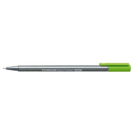 Tűfilc, 0,3 mm, STAEDTLER "Triplus", világoszöld